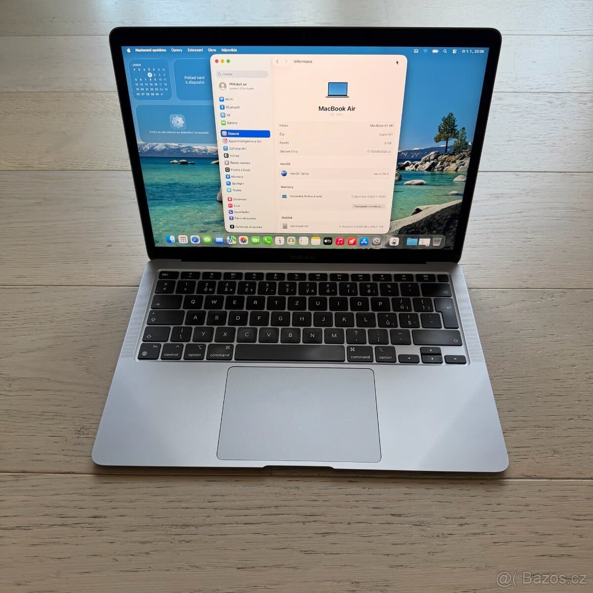 APPLE MACBOOK AIR 13” 2020 M1/8GB RAM/256GB