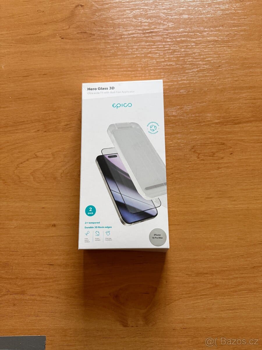 Epico 3D for iPhone 16 Pro Max s instalačním rámečkem
