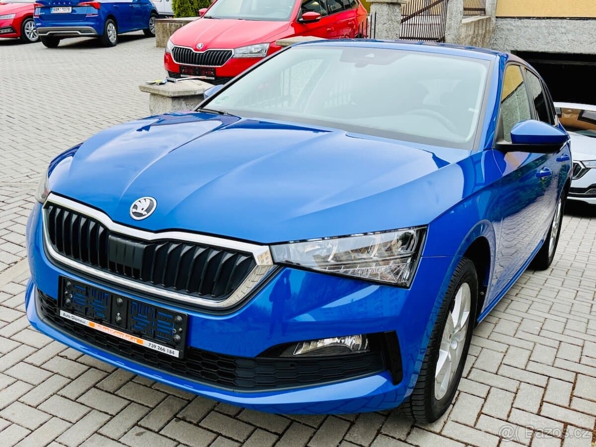 ŠKODA SCALA 1,0TSi 81kW Koup.ČR,1.majitel,LED,2023,48.600km