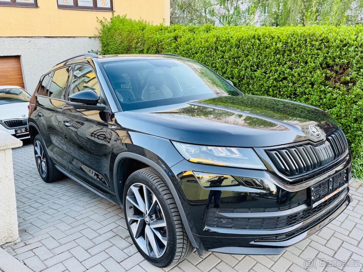 ŠKODA KODIAQ 1,5TSI 110kW SPORTLINE TAŽNÉ Koup.ČR,1.majitel