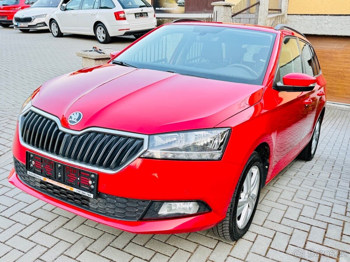 ŠKODA FABIA 3 combi 1,0TSi 70kW Koup.ČR,1.majitel,2022,89tkm