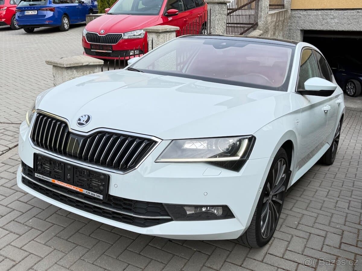 ŠKODA SUPERB 3 2.0TDi 140kW L&K 4x4 DSG ACC ČR PO SERVISE