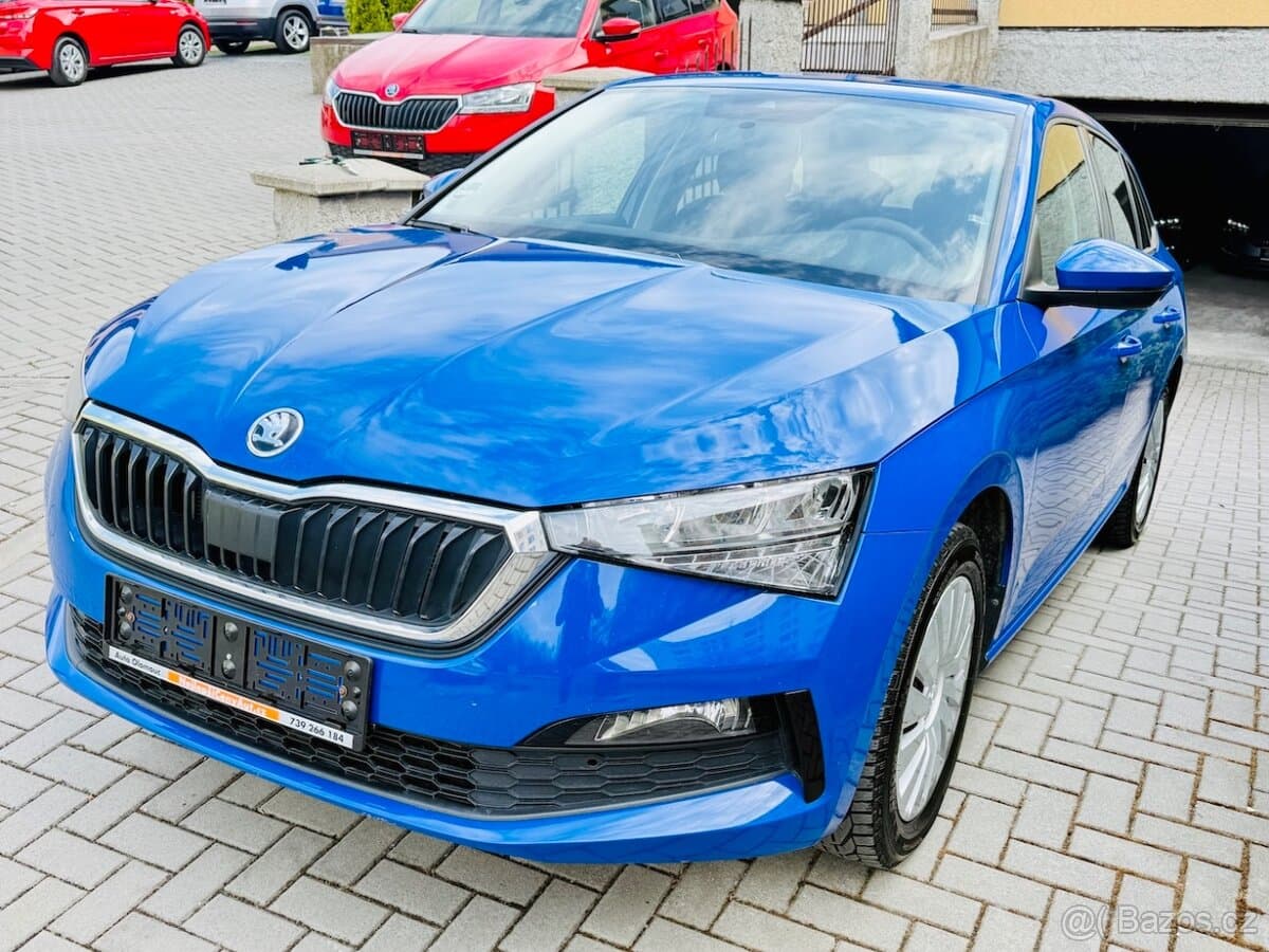 ŠKODA SCALA 1,0TSi 85kW Koup.ČR,1.maj.,LED,2020,PO SERVISE