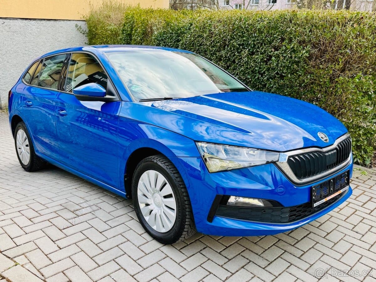 ŠKODA SCALA 1,0TSi 85kW Koup.ČR,1.maj.,LED,2020,PO SERVISE