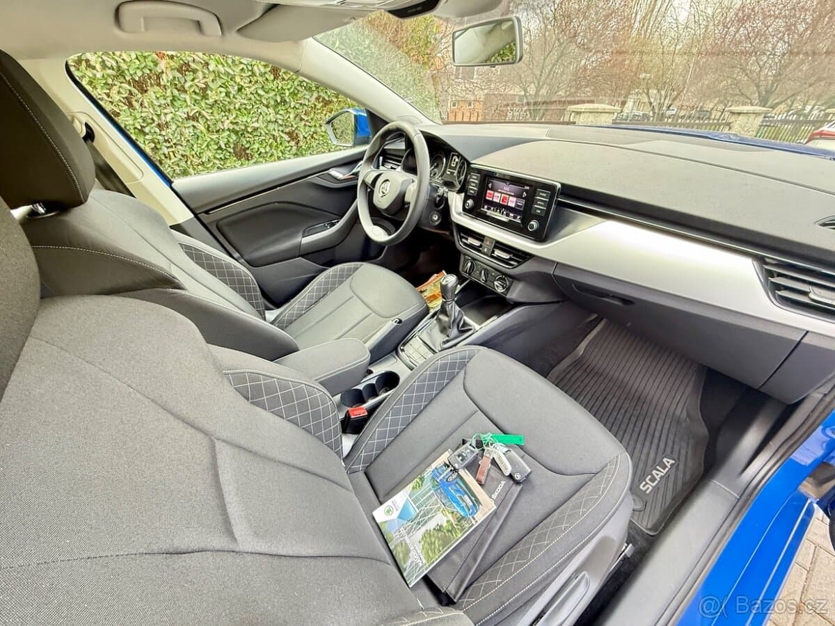 ŠKODA SCALA 1,0TSi 85kW Koup.ČR,1.maj.,LED,2020,PO SERVISE