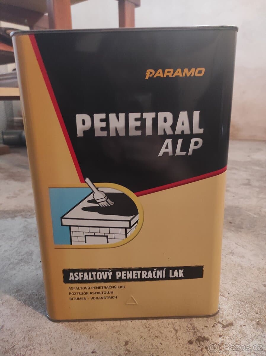Penetrace - Penetral Alp - asfaltový penetrační lak