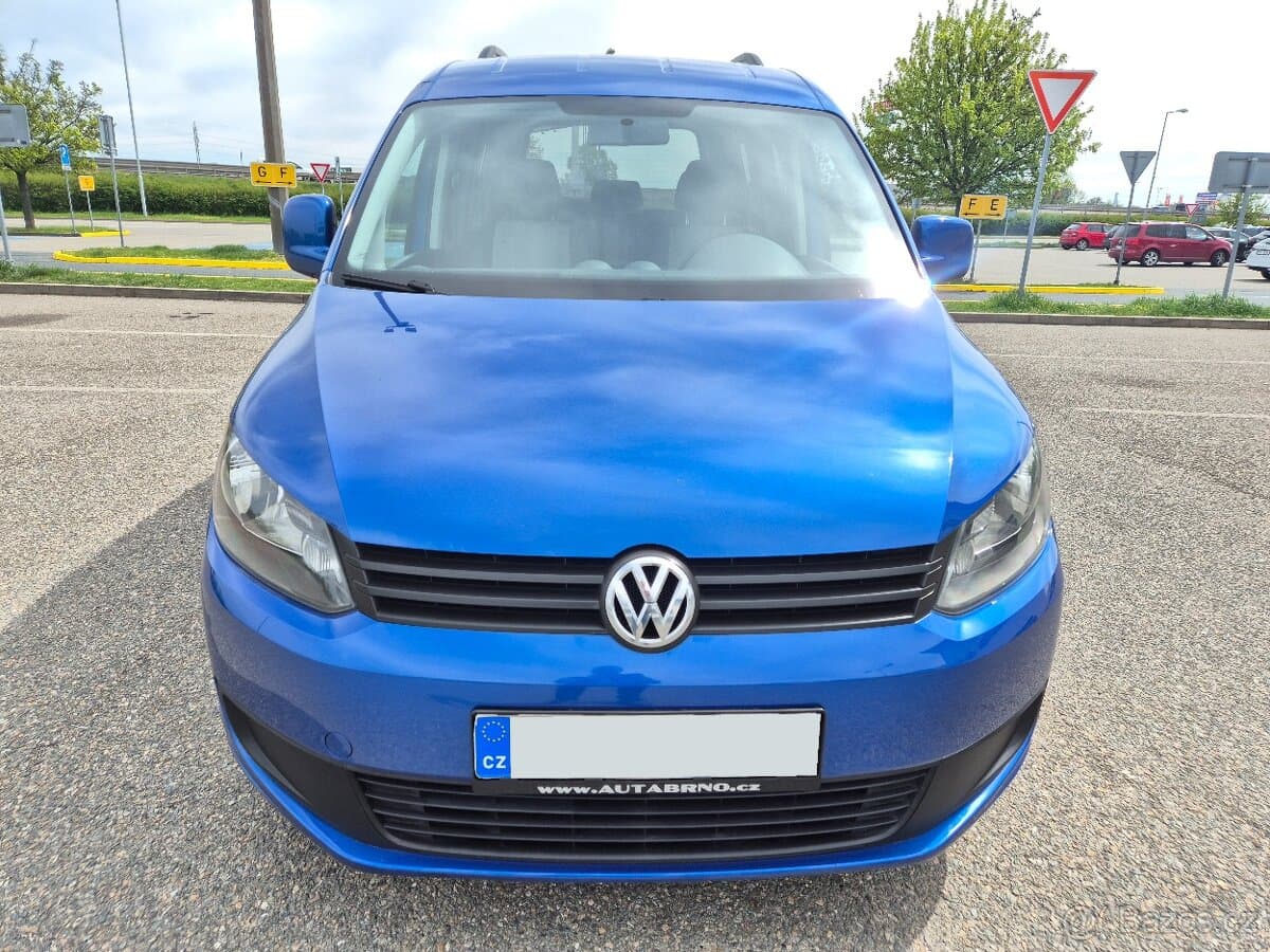 VW CADDY TDI 1.MAJITEL KLIMA TAŽNÉ ZAŘ. VELMI PĚKNÝ STAV