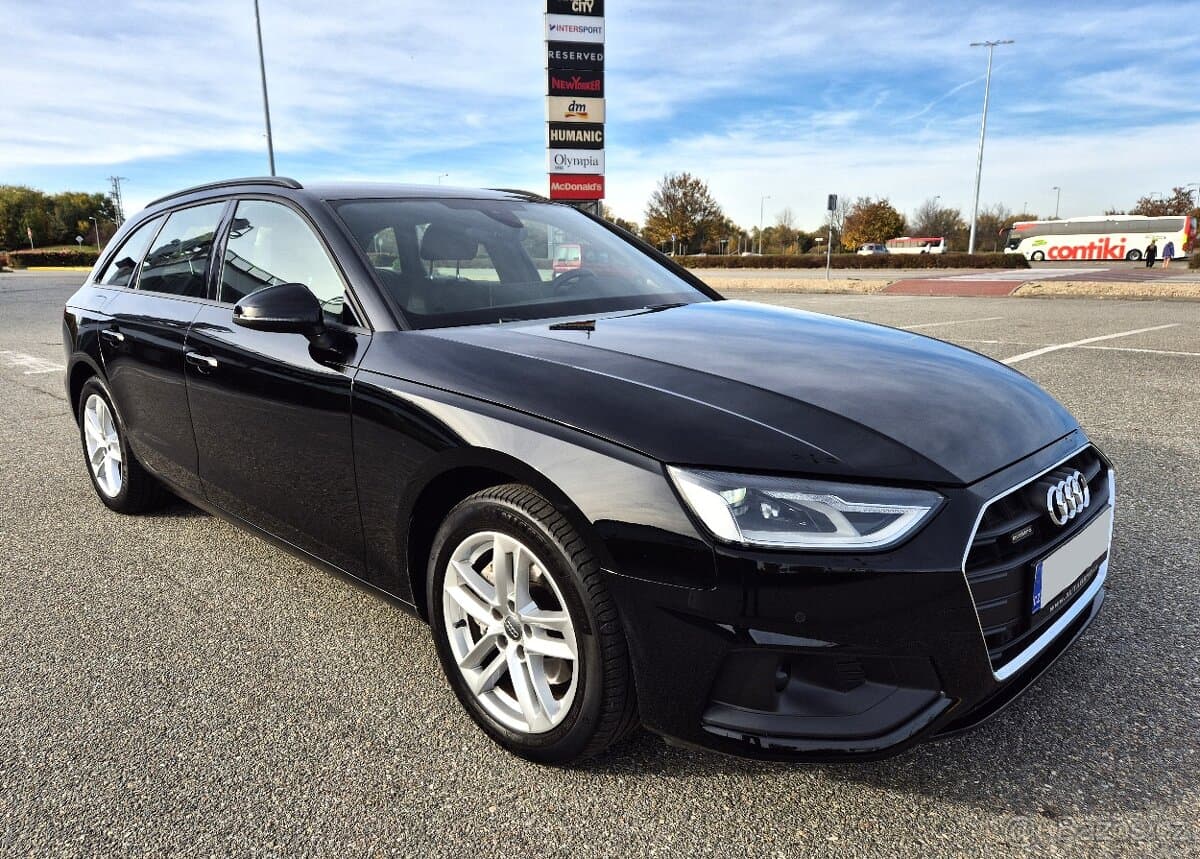 AUDI A4 AVANT 150KW ROK 2021 AUTOMAT LED QUATTRO PERFEKTNÍ S