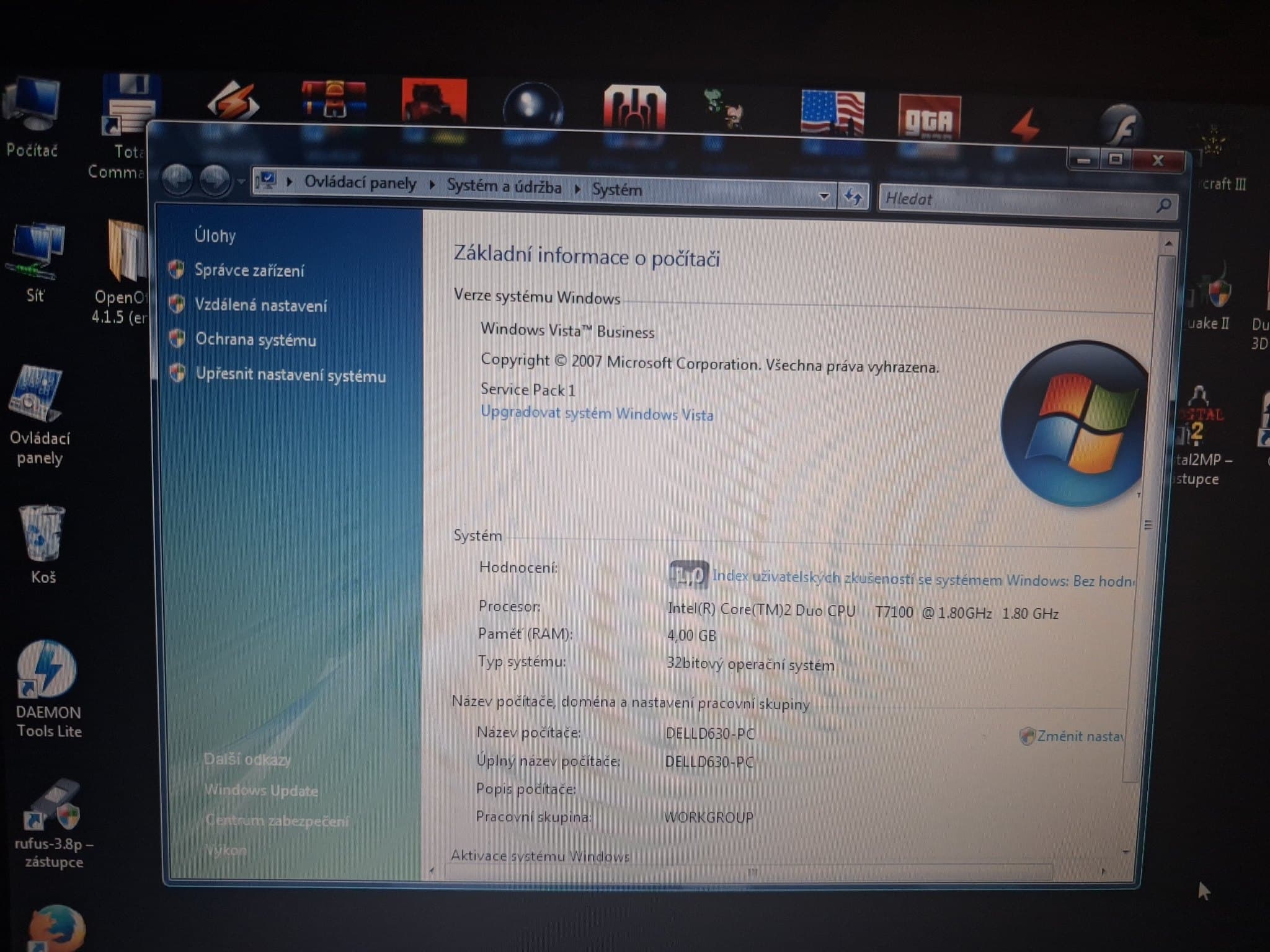 Notebook DELL Latitude D630