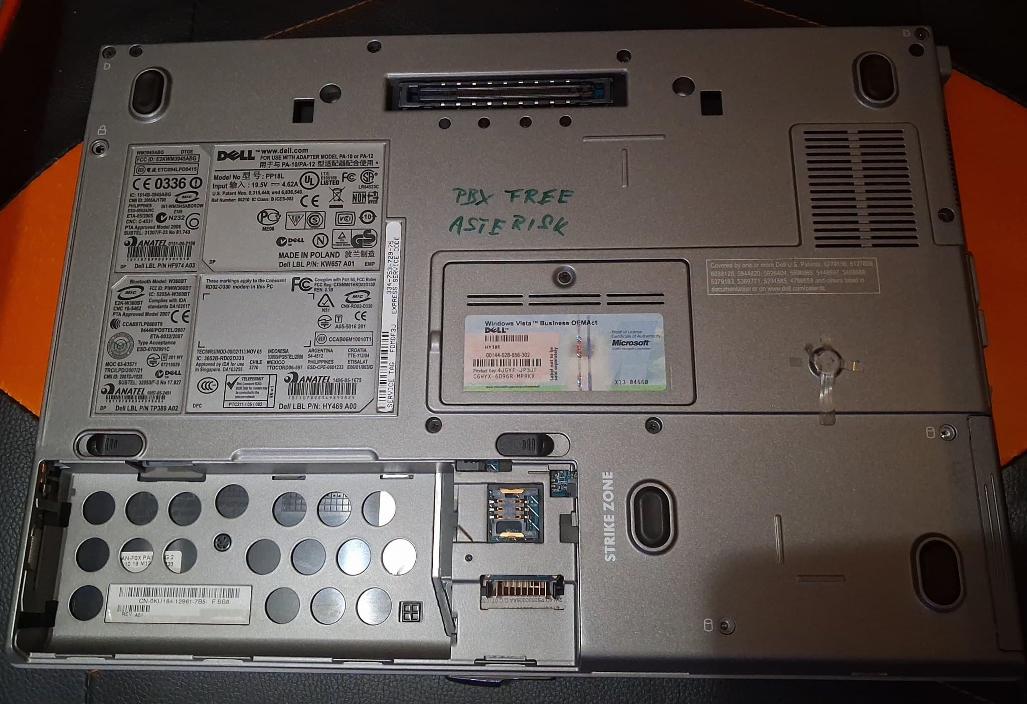 Notebook DELL Latitude D630
