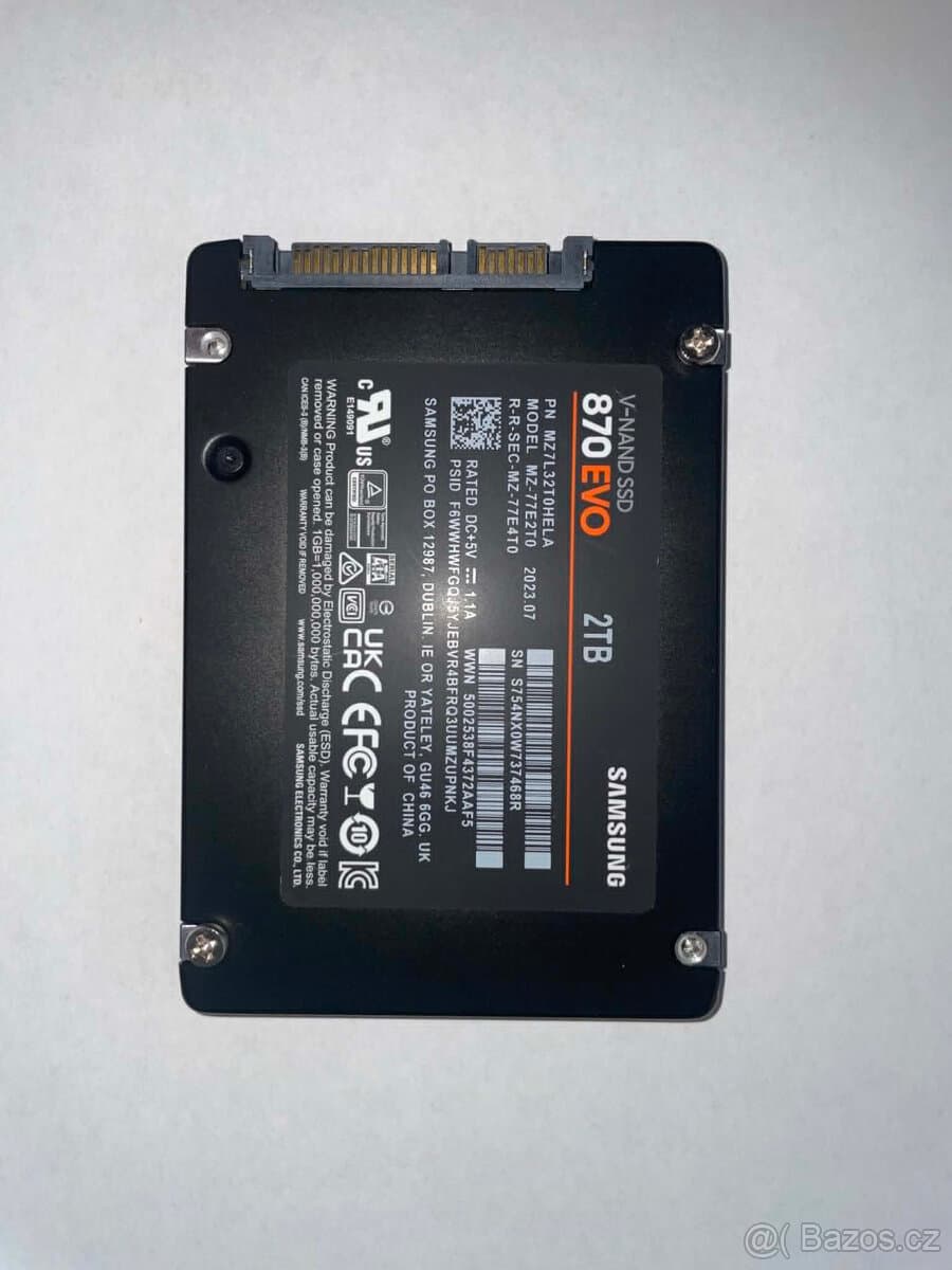 SSD Samsung 870EVO - 2TB