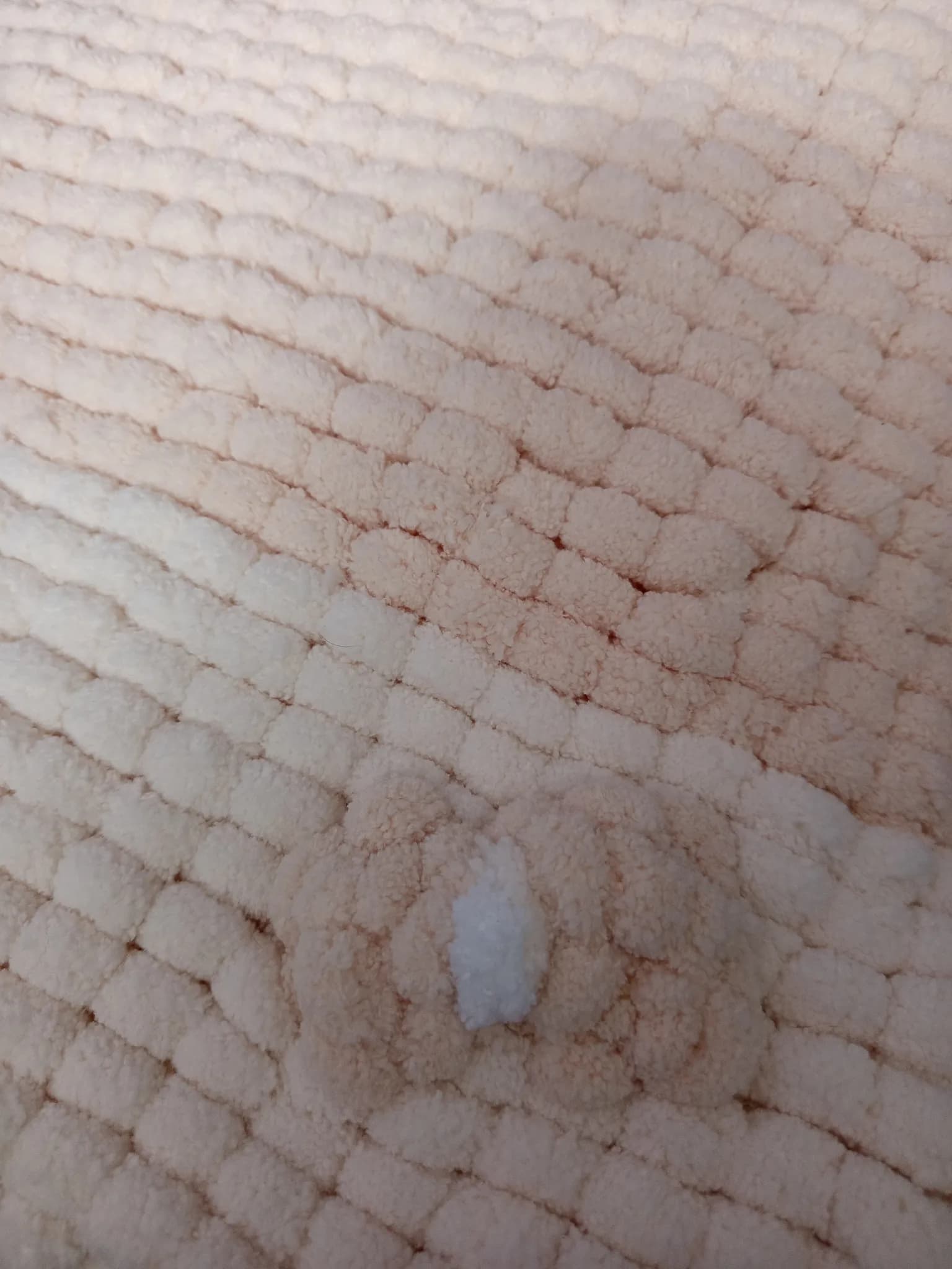 Extra warm knitted baby blanket
